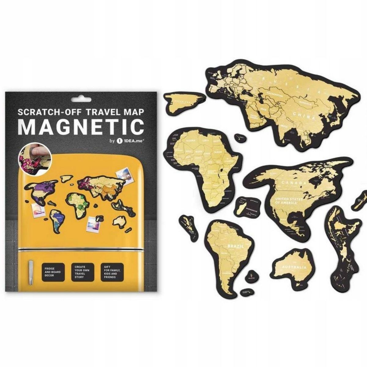 Mapa zdrapka magnetyczna