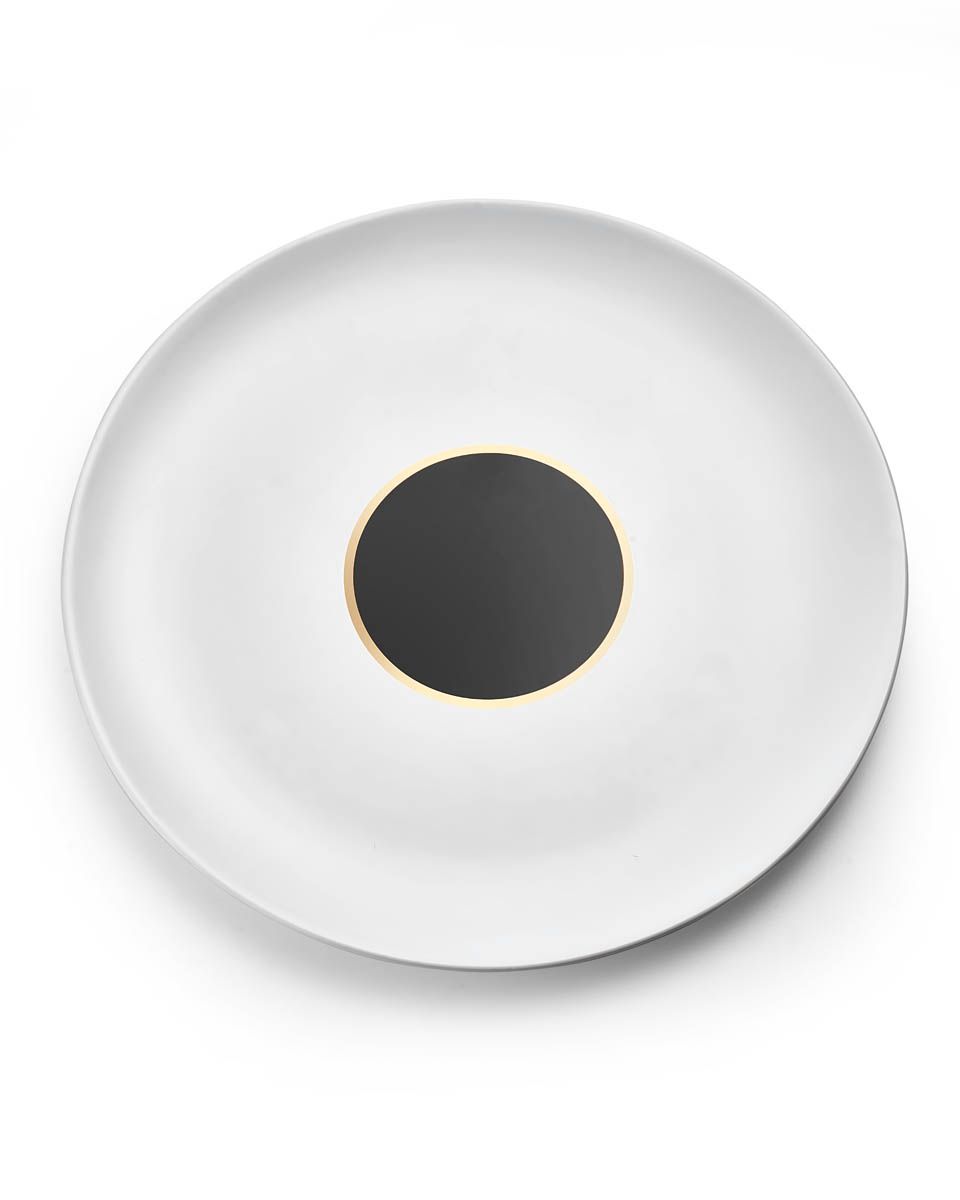 Talerz obiadowy Ceramika Black & Gold 27 cm