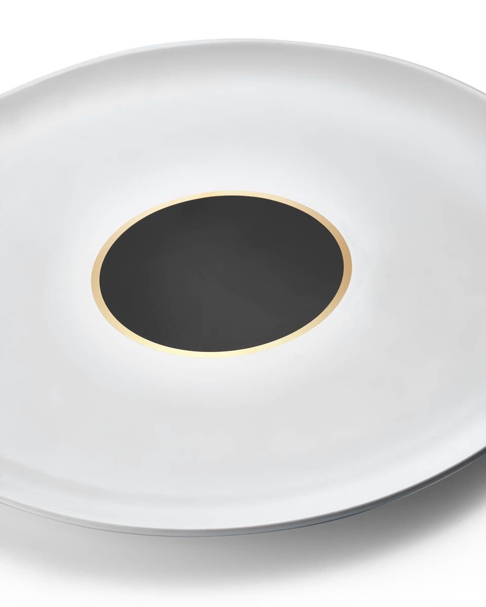 Talerz obiadowy Ceramika Black & Gold 27 cm