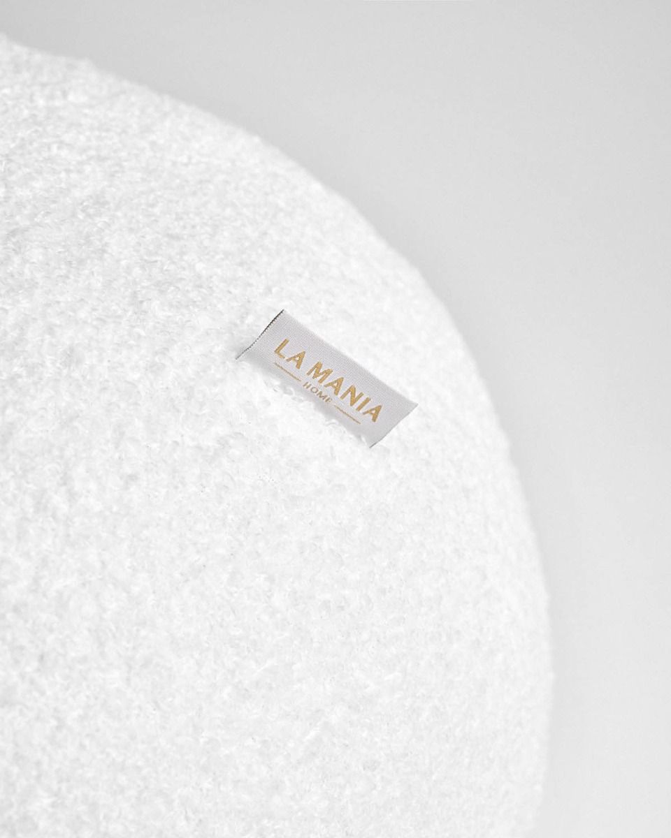 Poduszka Bold White S