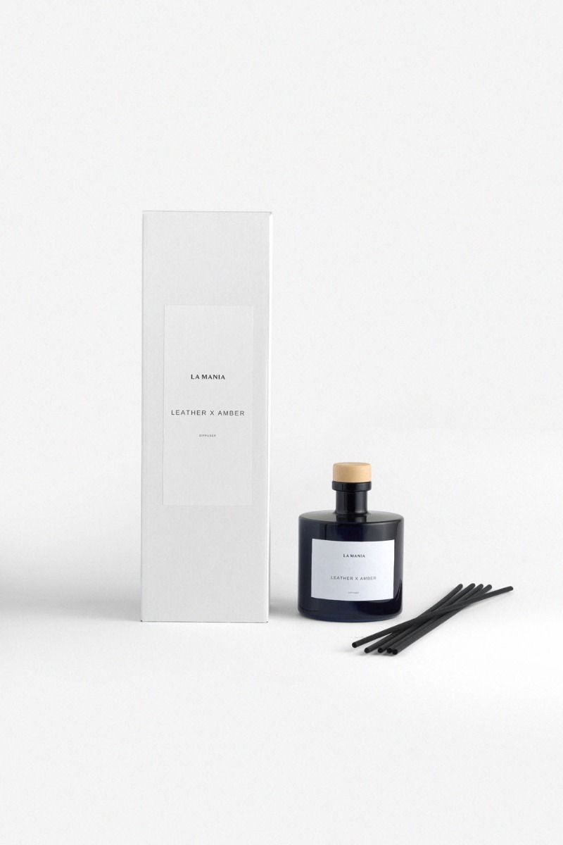 Dyfuzor Leather&Amber L