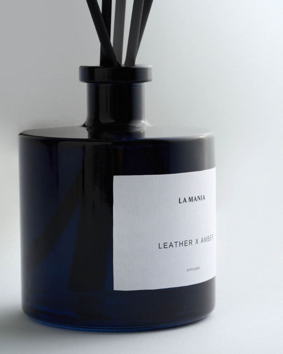 Dyfuzor Leather&Amber L