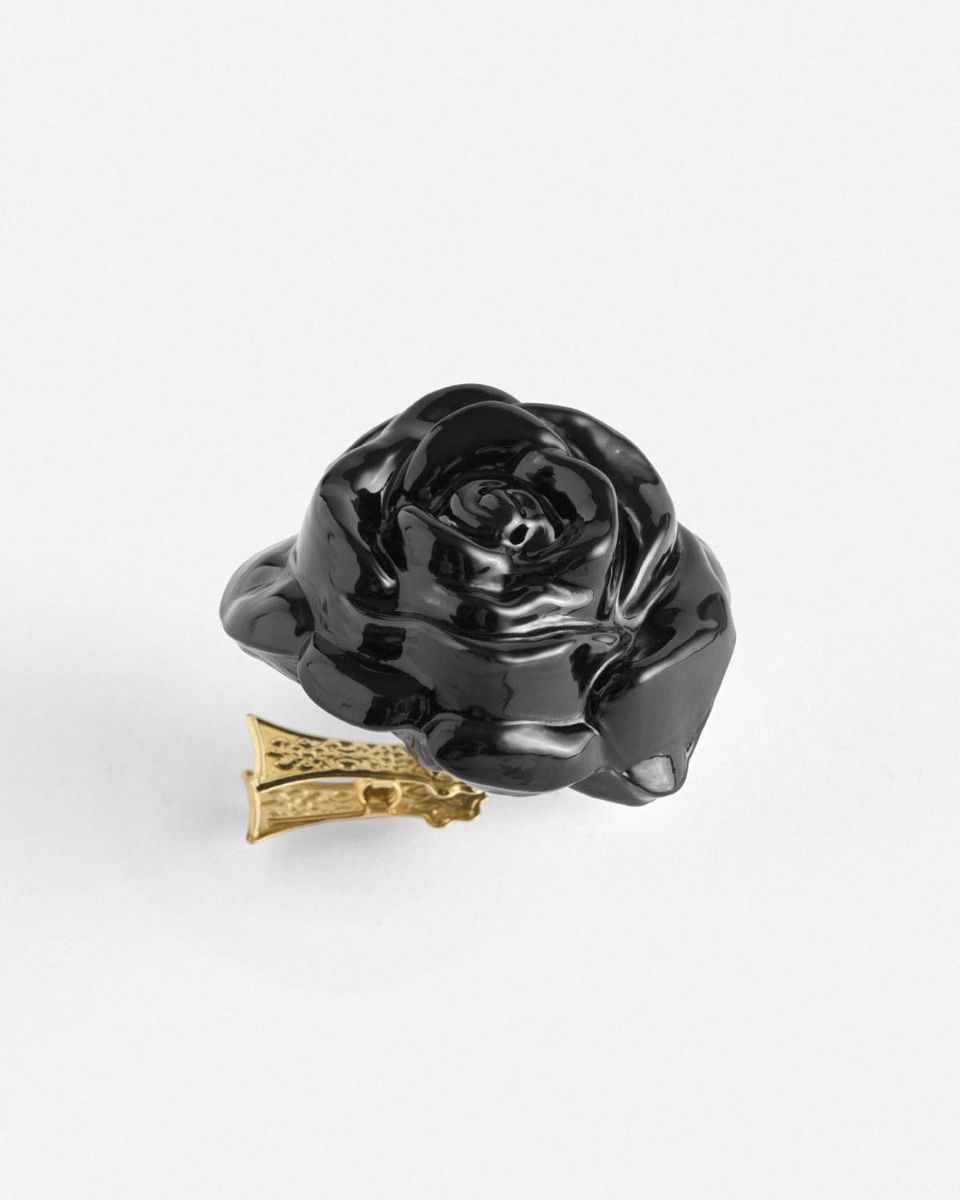 Bombka Rose Black