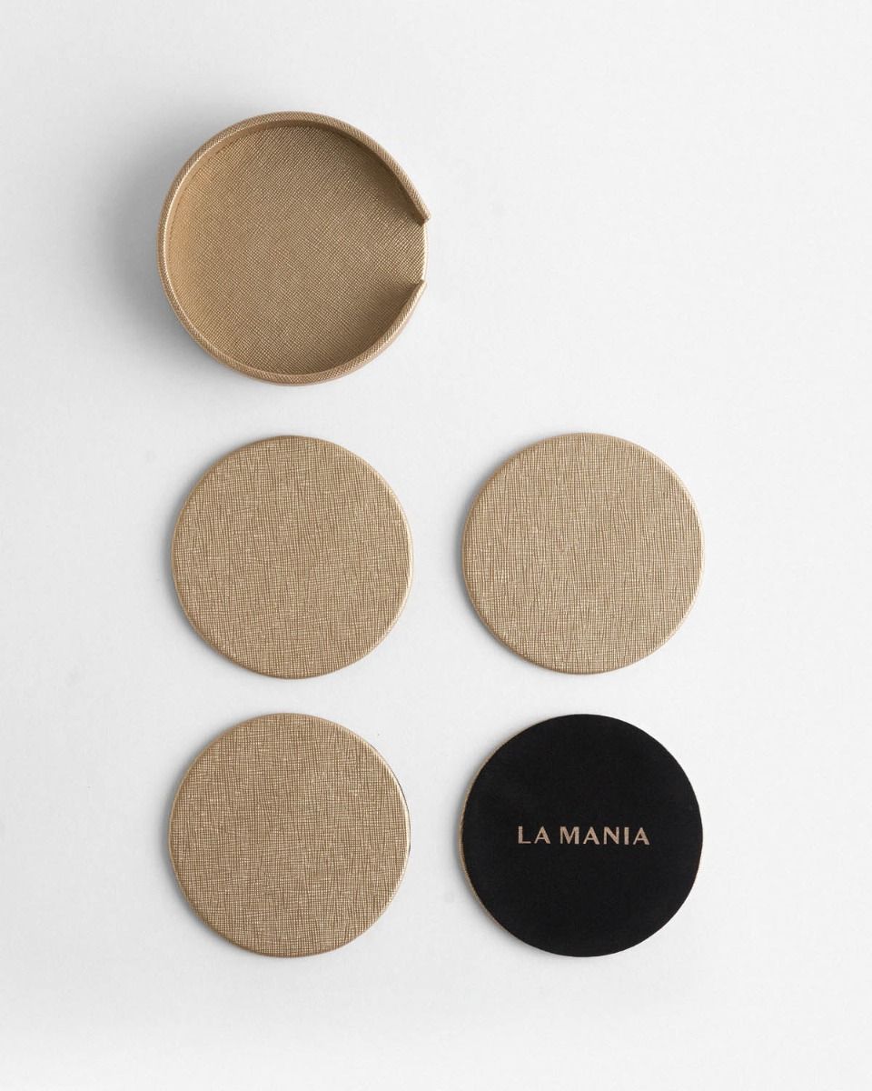 Komplet podkładek Gold Sankt Moritz