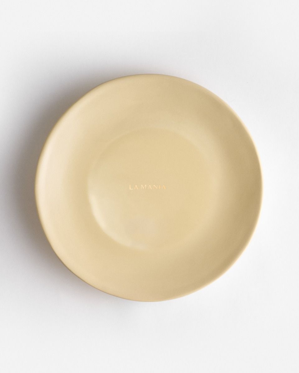 Talerz Isola Butter Yellow