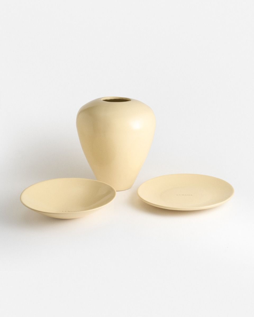 Talerz Isola Butter Yellow