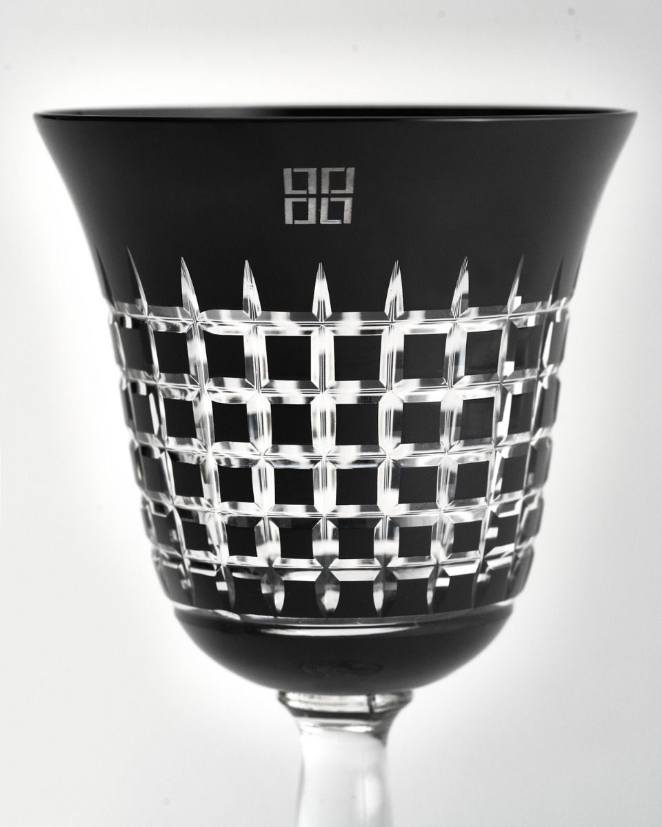 Kieliszki Clare kryształowe Noir 2 szt.