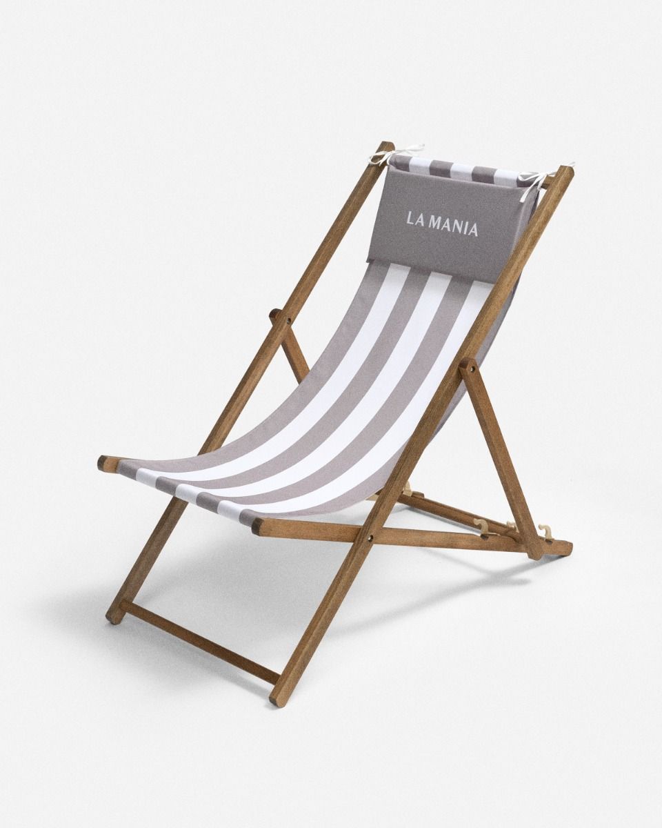 Leżak Stripes Beige