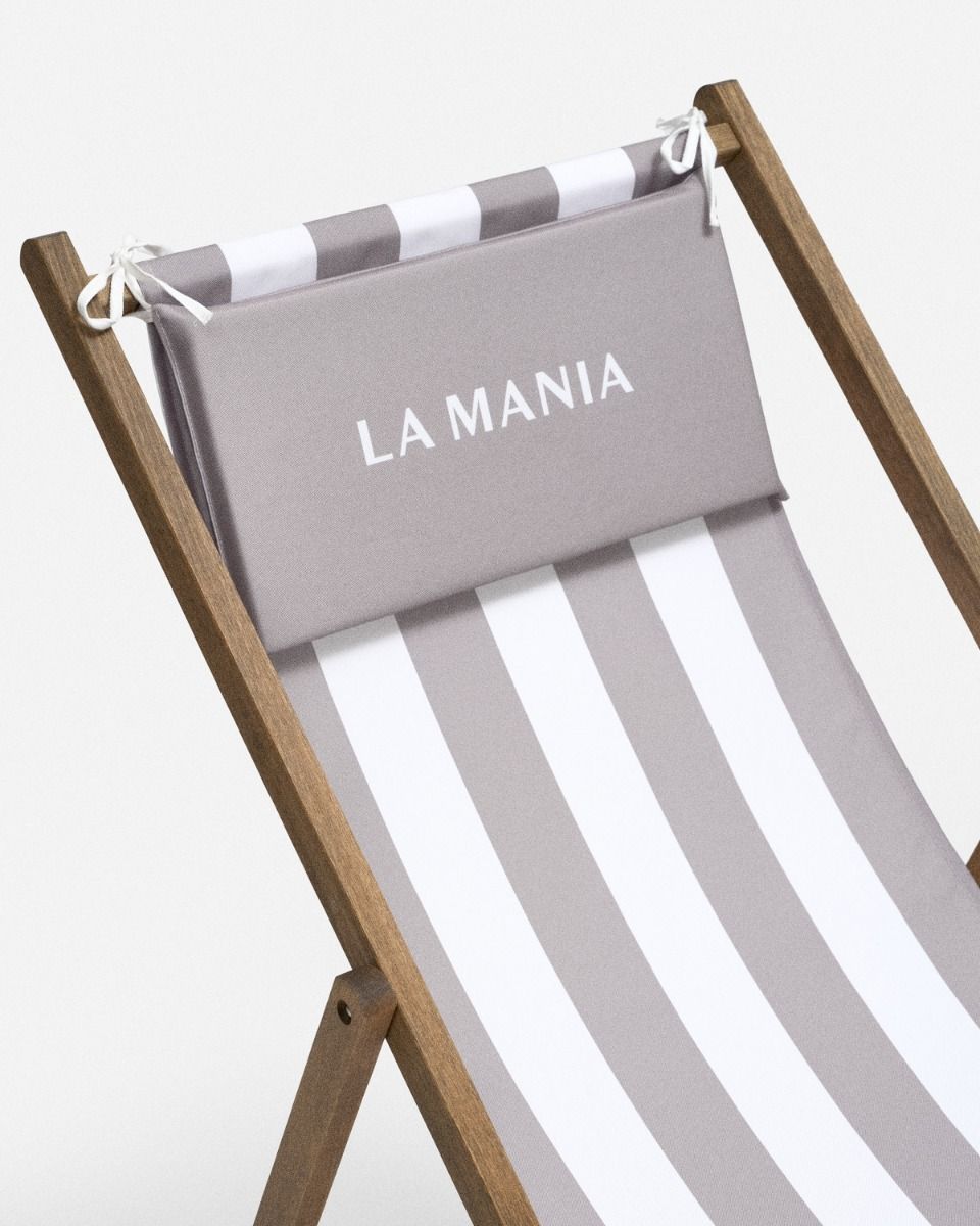 Leżak Stripes Beige