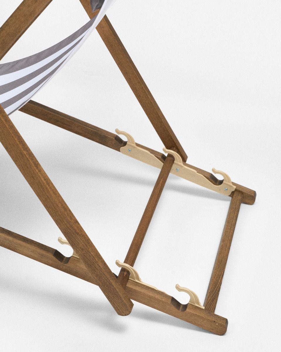 Leżak Stripes Beige