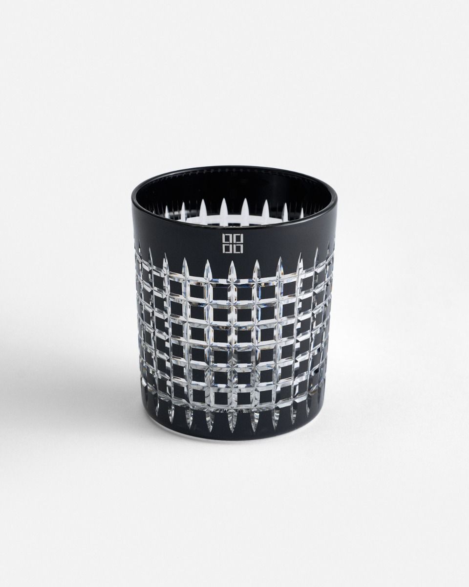 Szklanki Clare kryształowe Noir