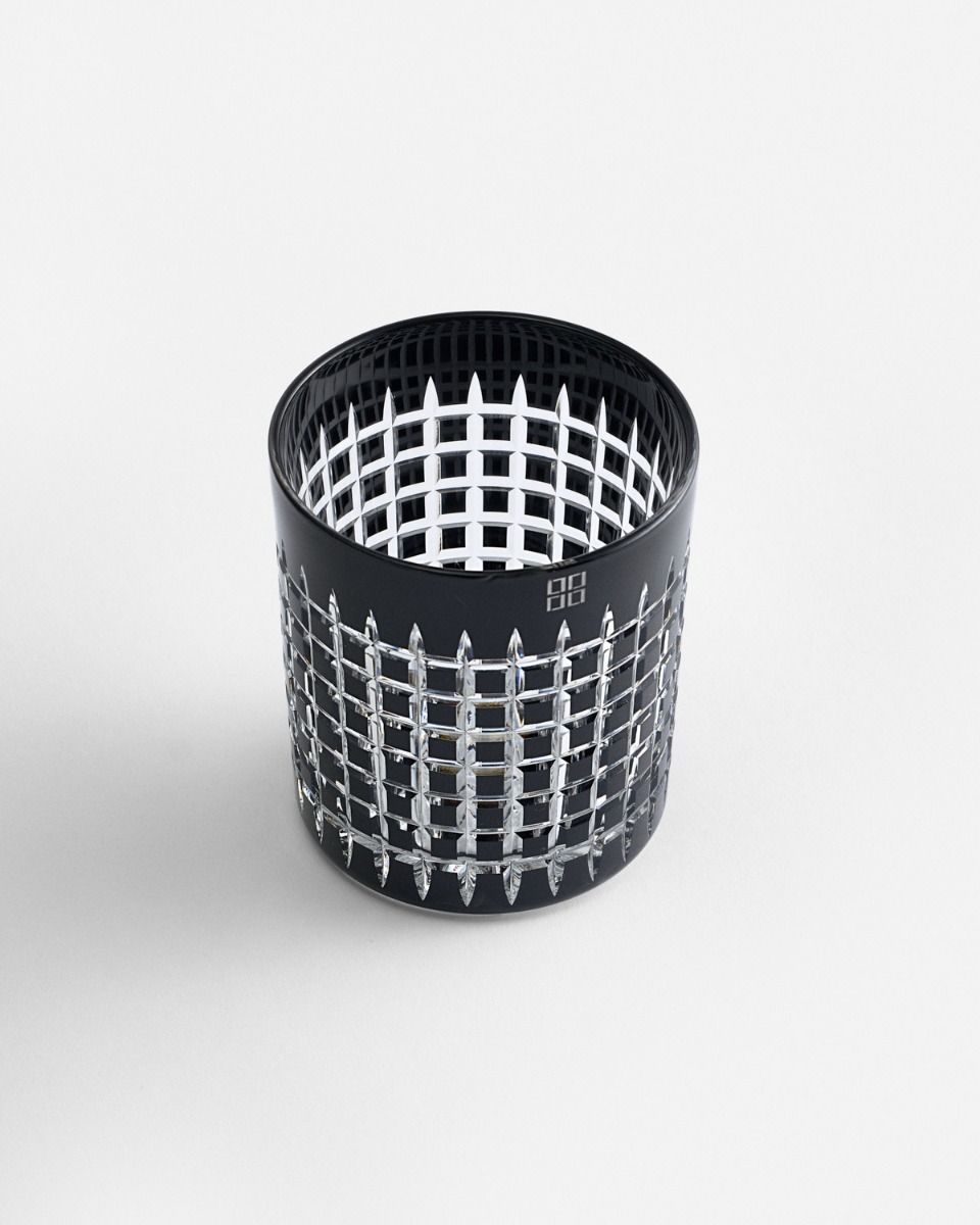 Szklanki Clare kryształowe Noir