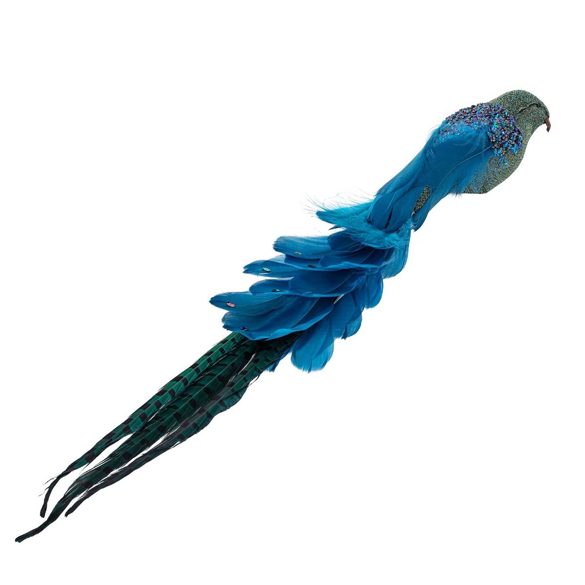 Ozdoba choinkowa Peacock Blue, 2 szt.
