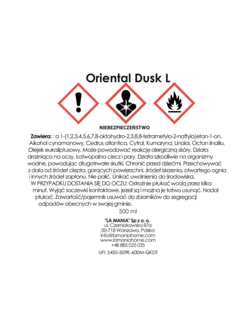 Dyfuzor Oriental Dusk L