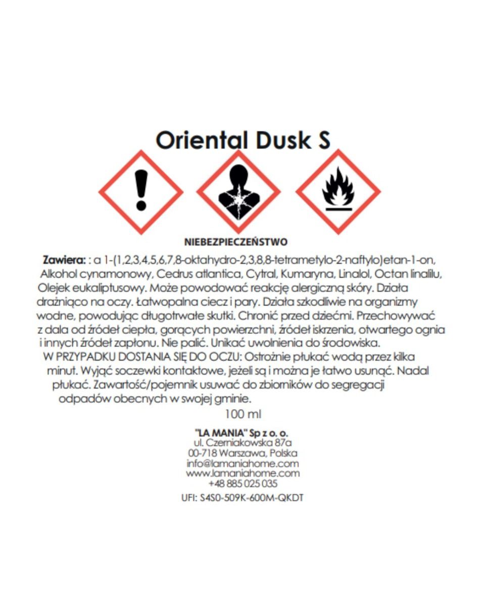 Dyfuzor Oriental Dusk S