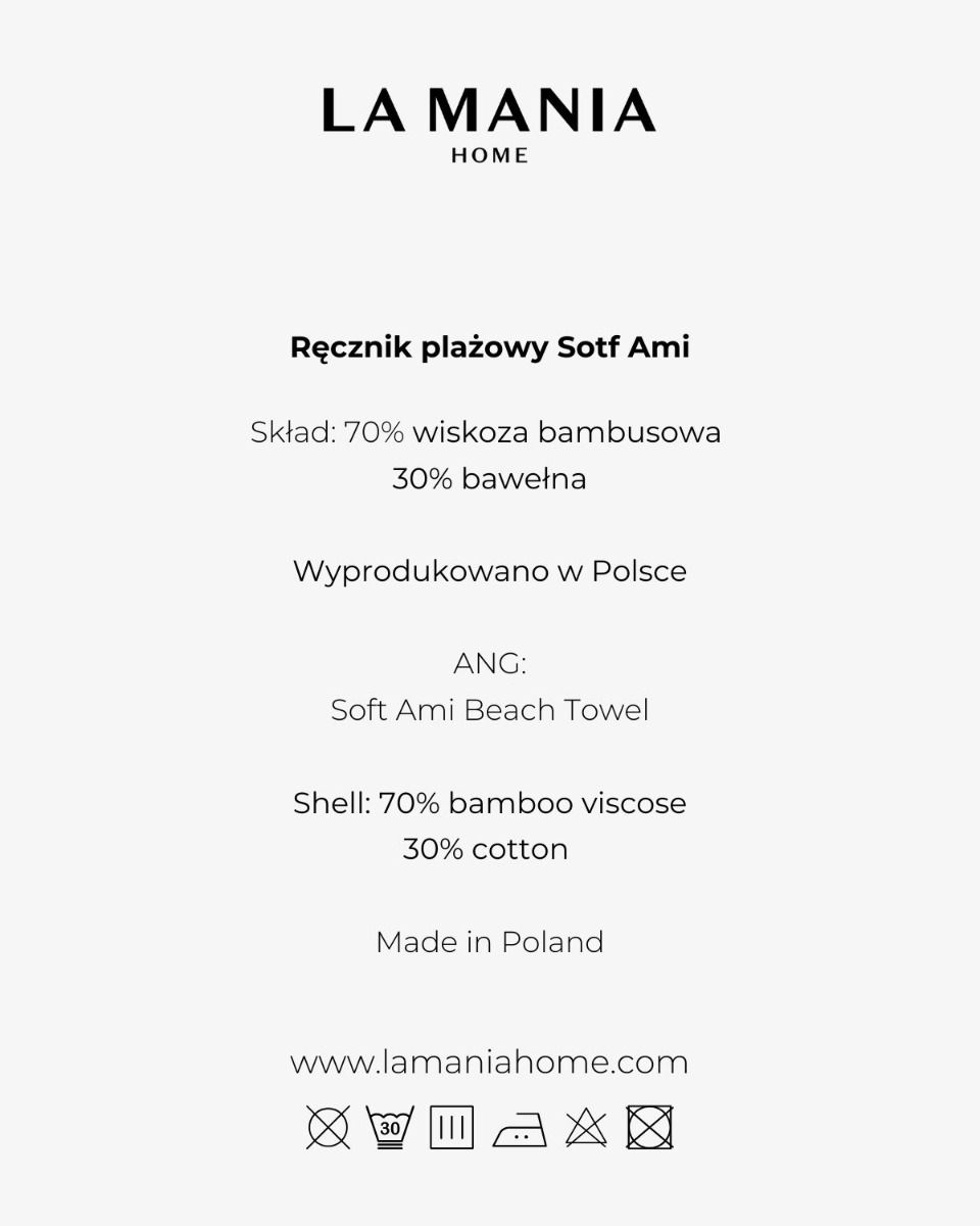 Ręcznik plażowy Soft Ami