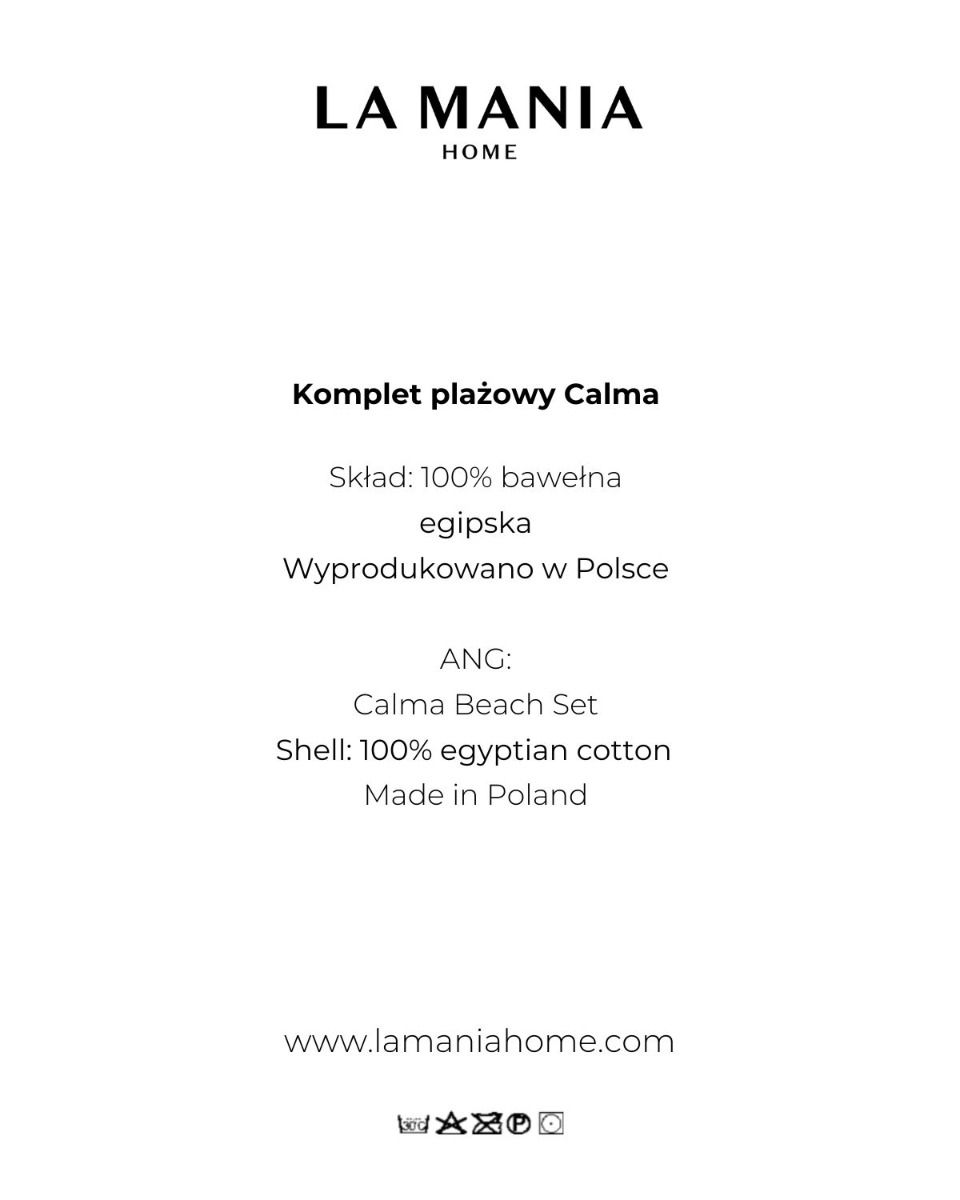 Komplet plażowy Calma