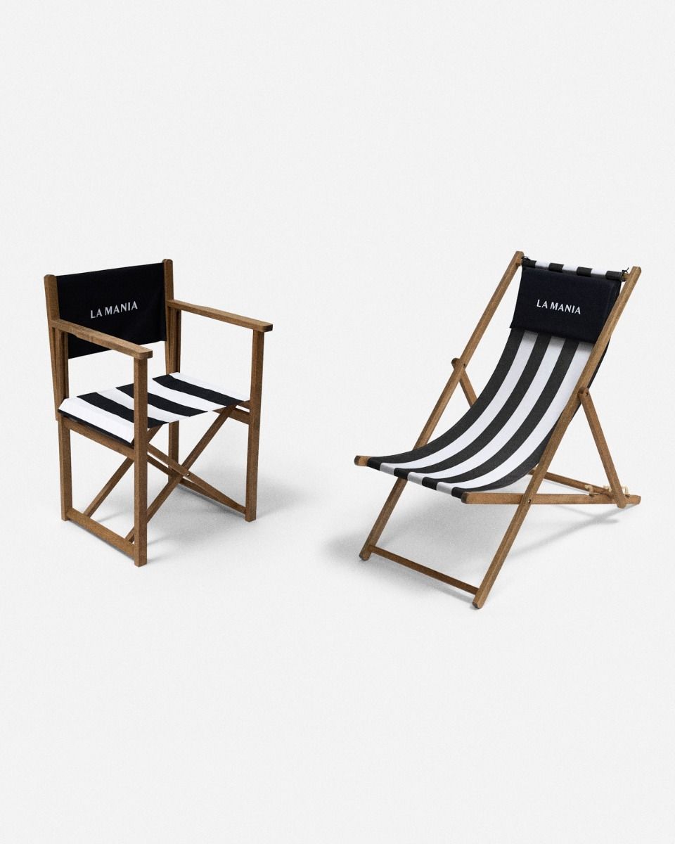 Krzesło Stripes Black