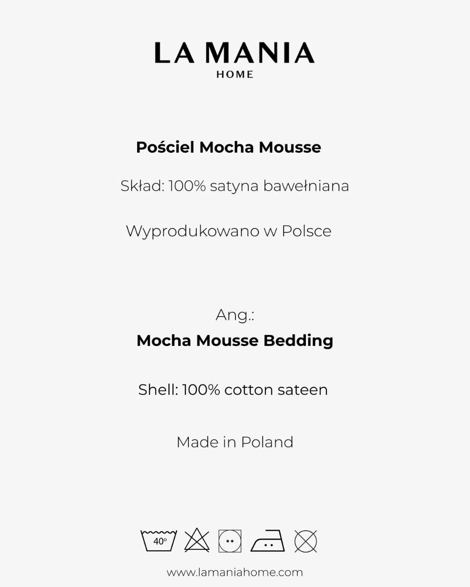 Pościel Mocha Mousse dwustronna 160x200