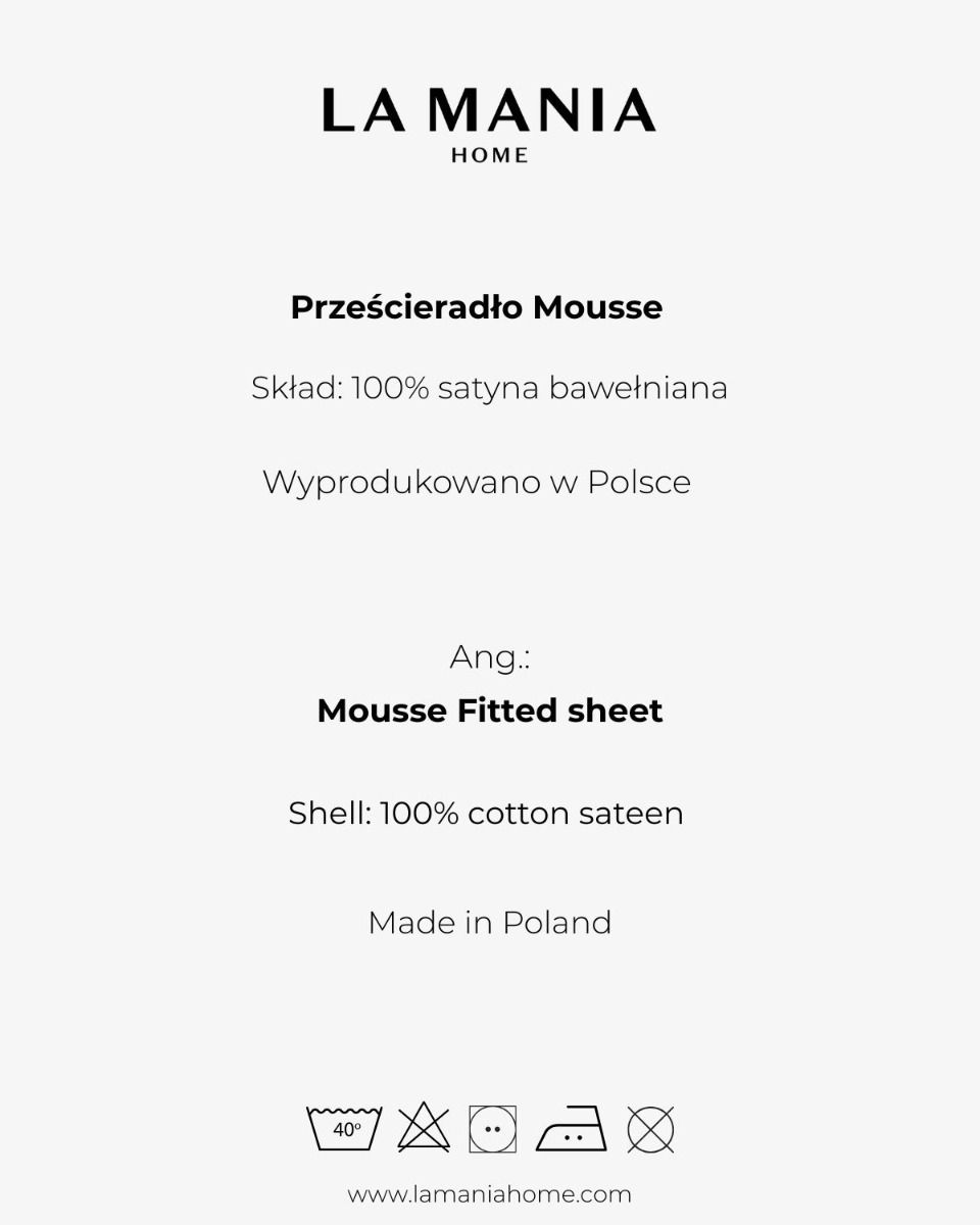 Prześcieradło Mousse 220x200