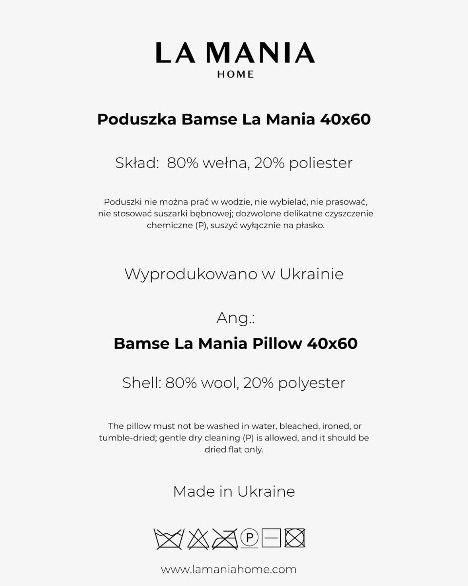 Poduszka Bamse La Mania