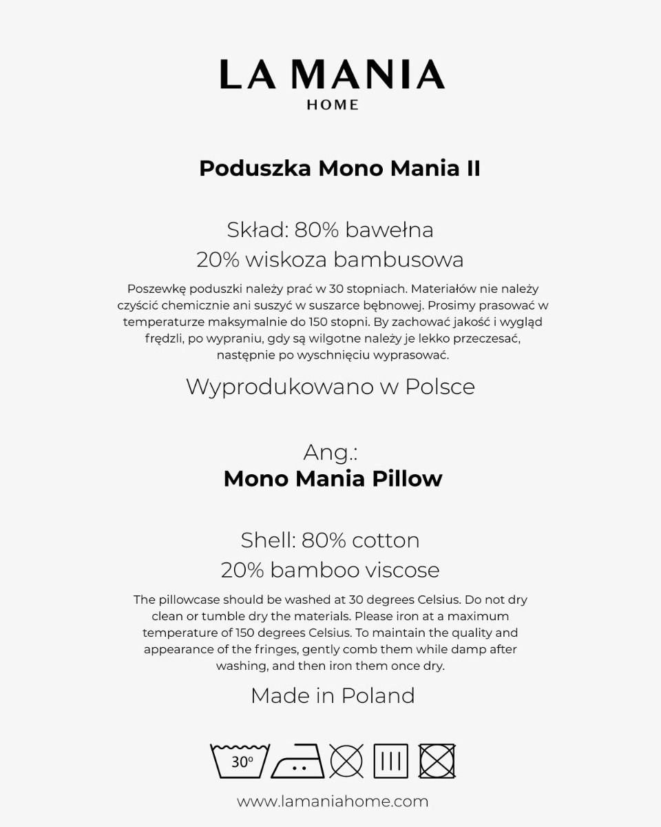 Poduszka Mono Mania Beige II