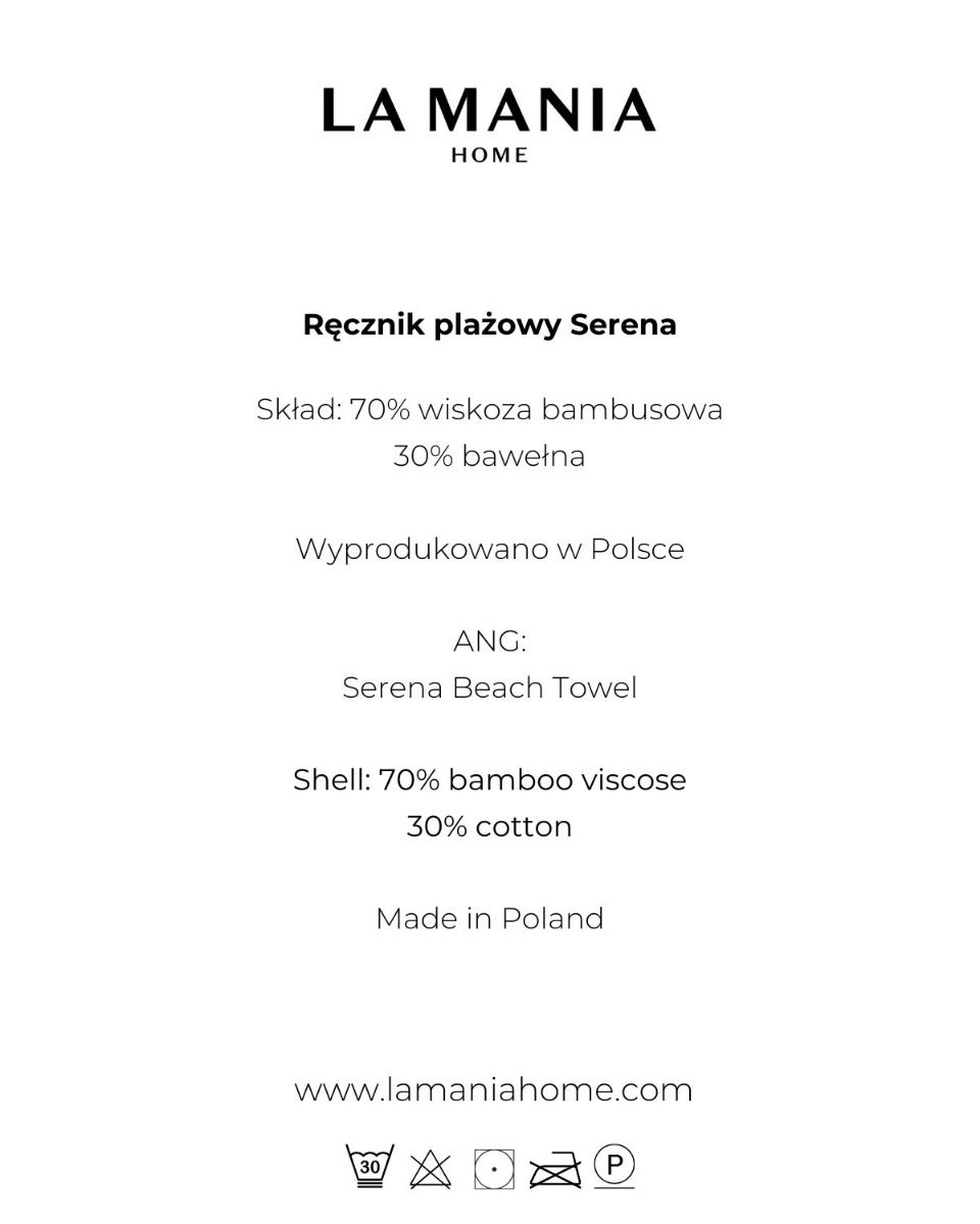Ręcznik plażowy Serena