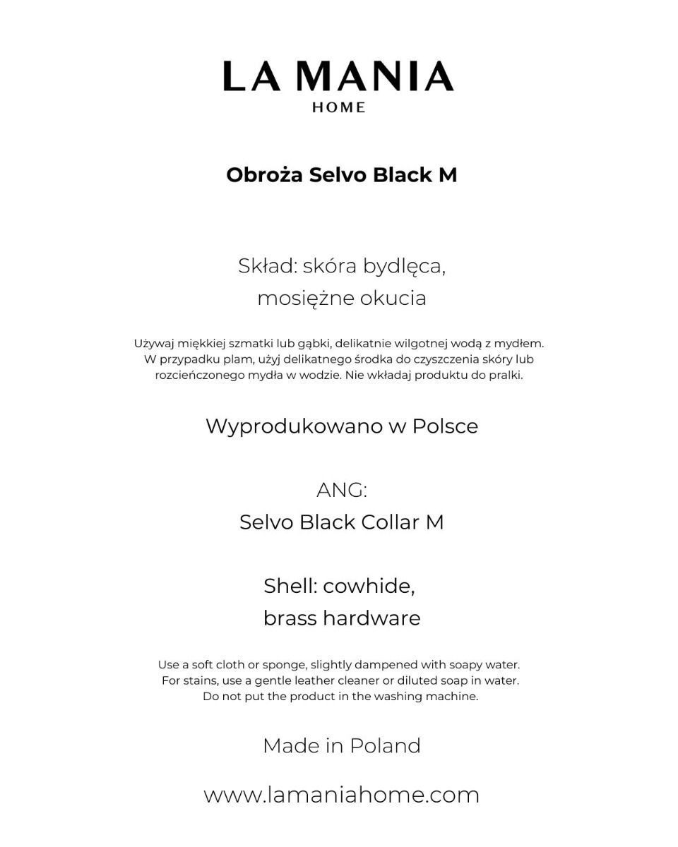 Obroża Selvo Black M