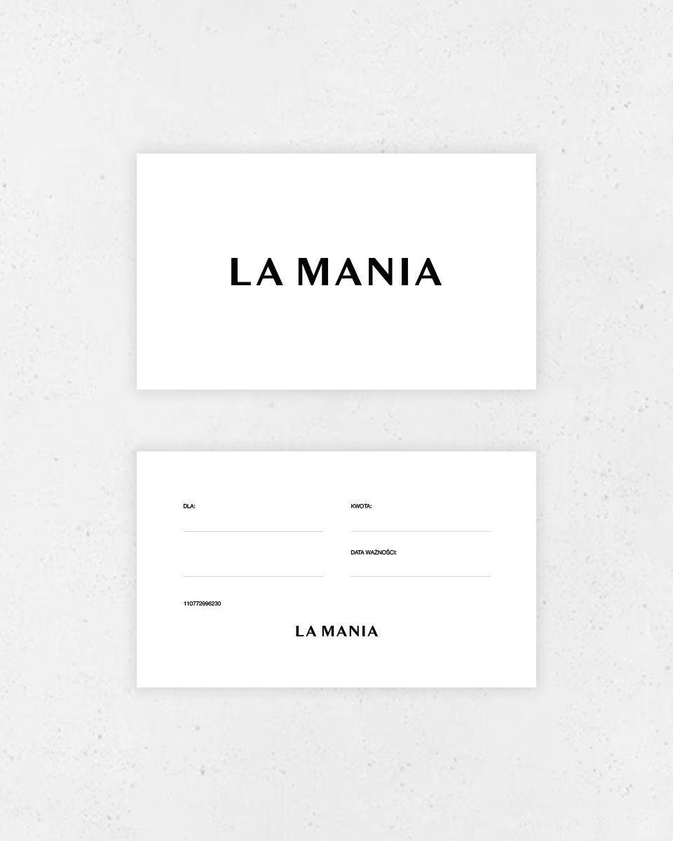Karta podarunkowa La Mania Home