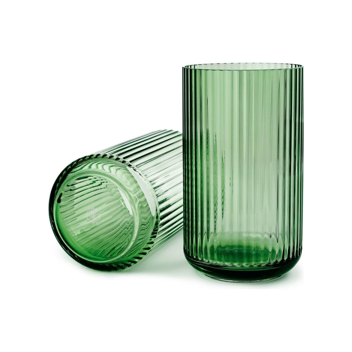 Wazon Lyngby szklany zielony