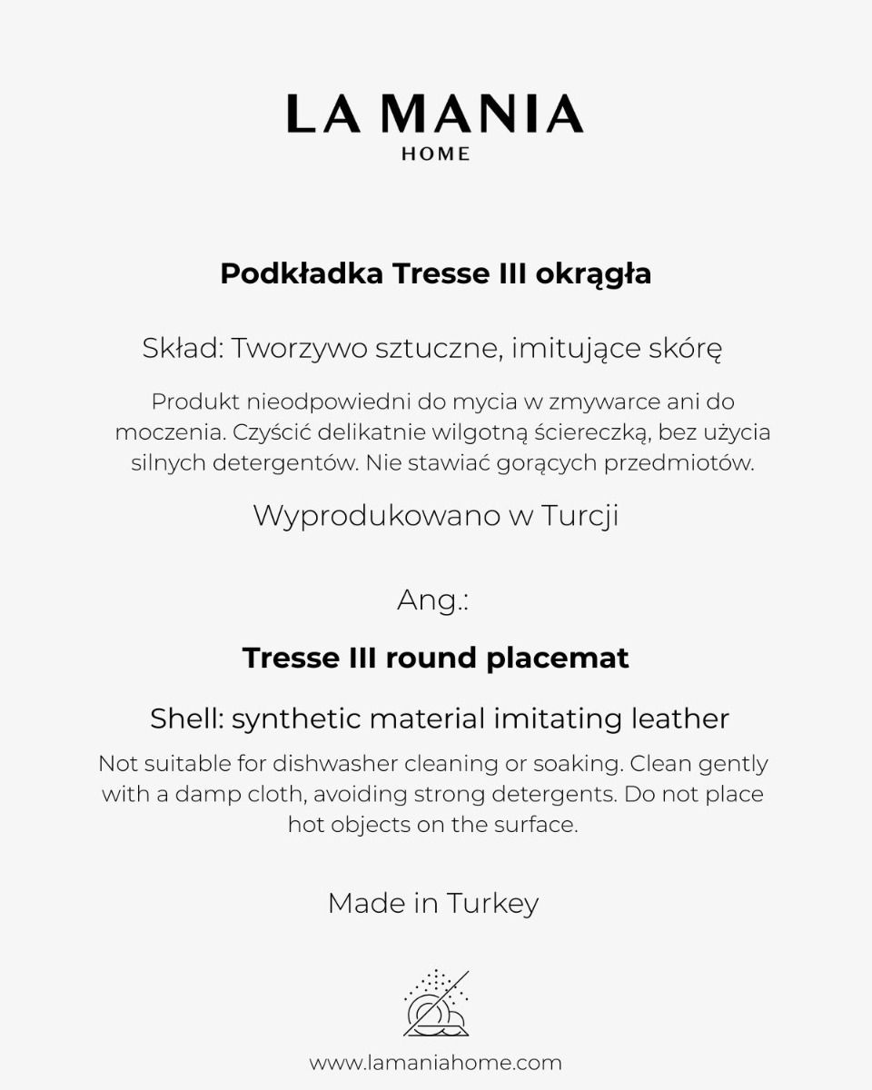 Podkładka Tresse III okrągła