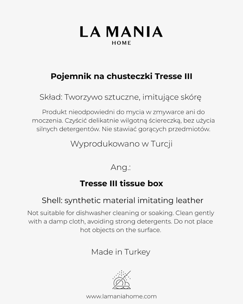 Pojemnik na chusteczki Tresse III