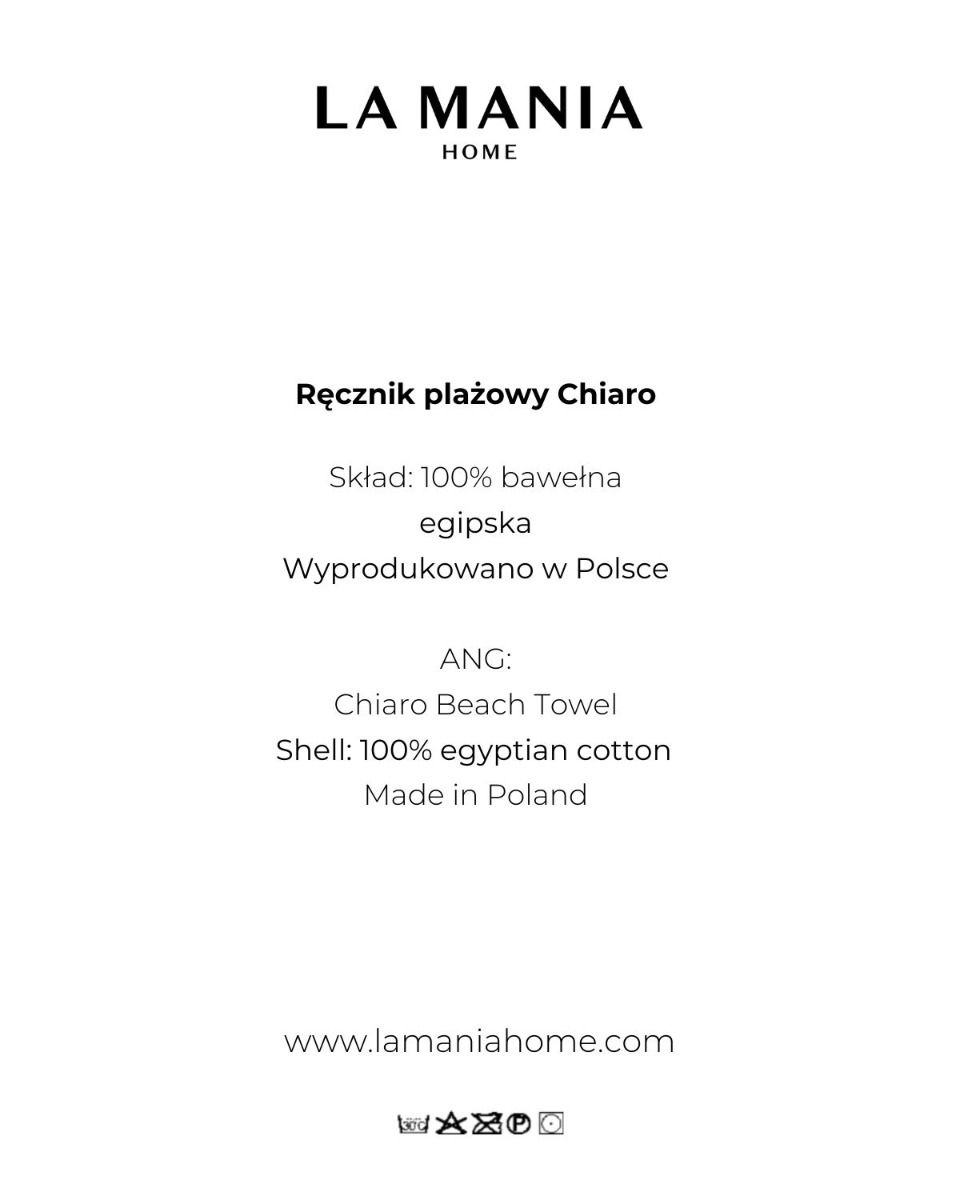 Ręcznik plażowy Chiaro