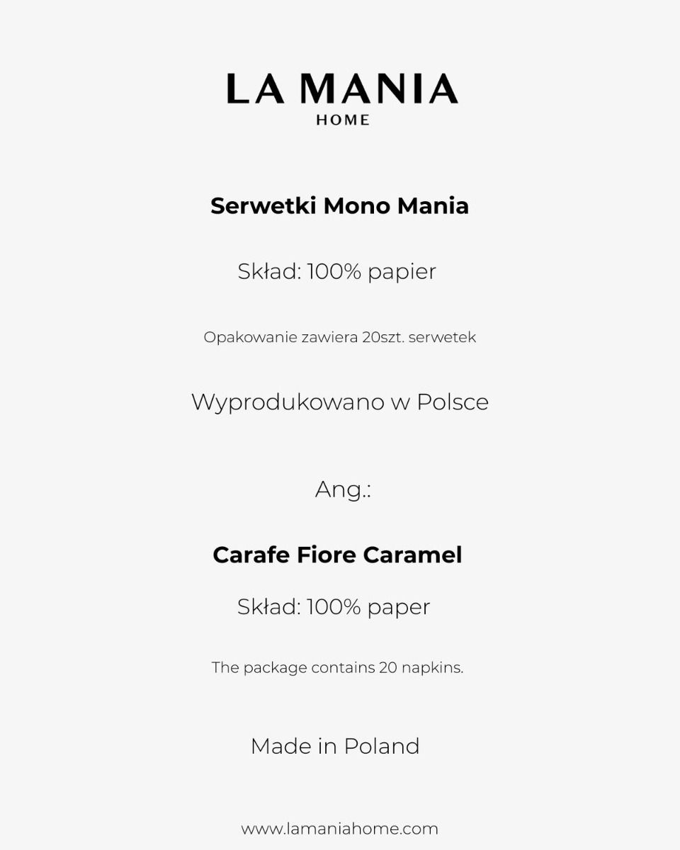 Serwetki Mono Mania
