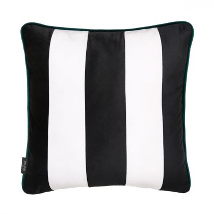 Poduszka dekoracyjna Stripes Emerald 45 x 45 cm