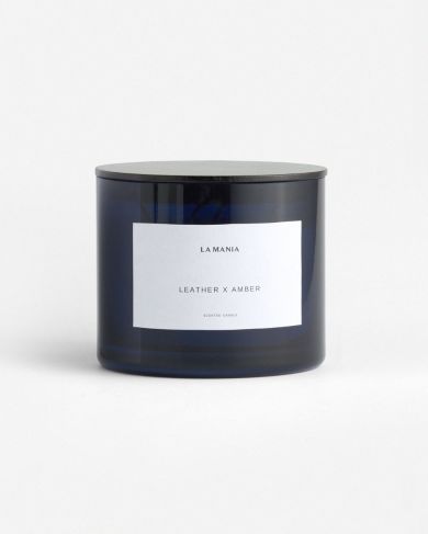 Świeca Leather&Amber L