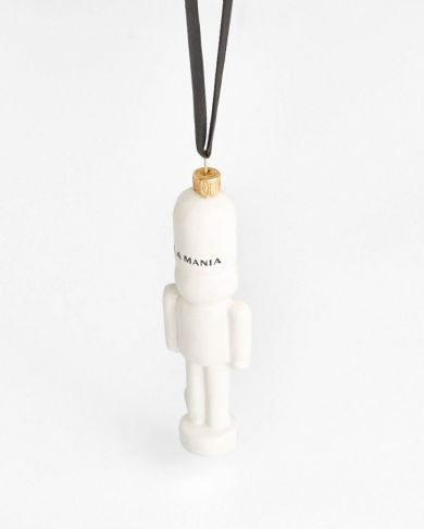 Bombka Nutcracker White