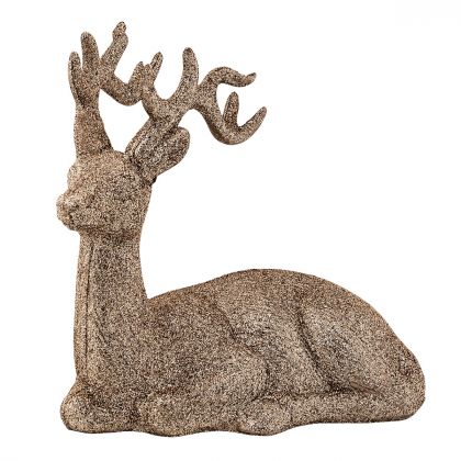 Dekoracja świąteczna Gold Deer