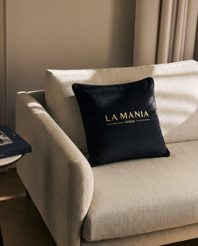 Poduszka Black & Gold