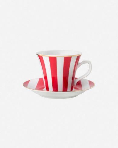 Filiżanka do espresso Stripes Red