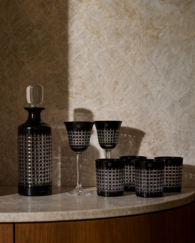 Karafka kryształowa Clare Noir