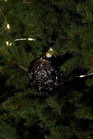 Bombka Rose Black III