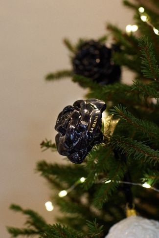 Bombka Rose Black III