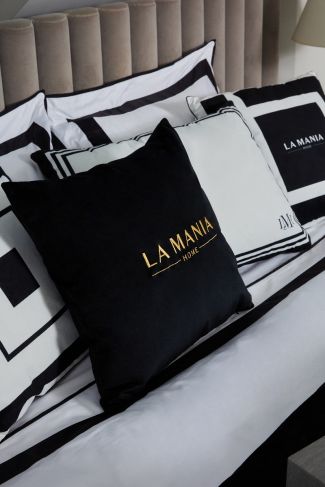 Poduszka dekoracyjna Black & Gold La Mania